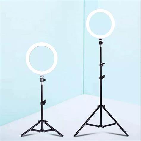 Set Profesional Ring Light 26 cm – Luz, Estabilidad y Versatilidad en Uno