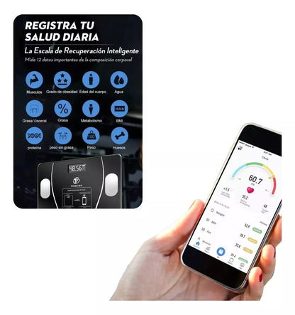 FitSmart Scale – Báscula Inteligente Bluetooth