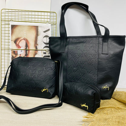 Set Ibiza Trío – Estilo Vélez en Cuero para Dama