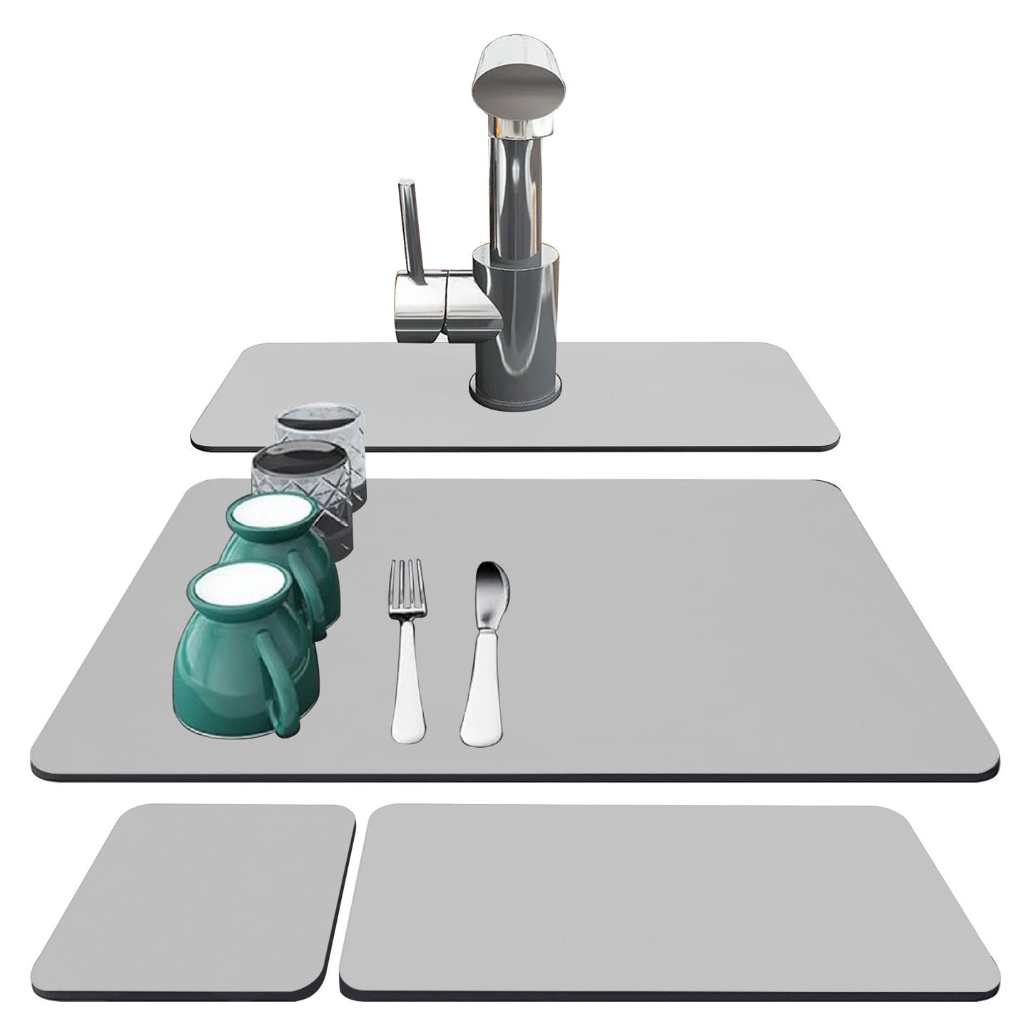 DryMat Pro – Tapete Absorbente Antideslizante para Cocina