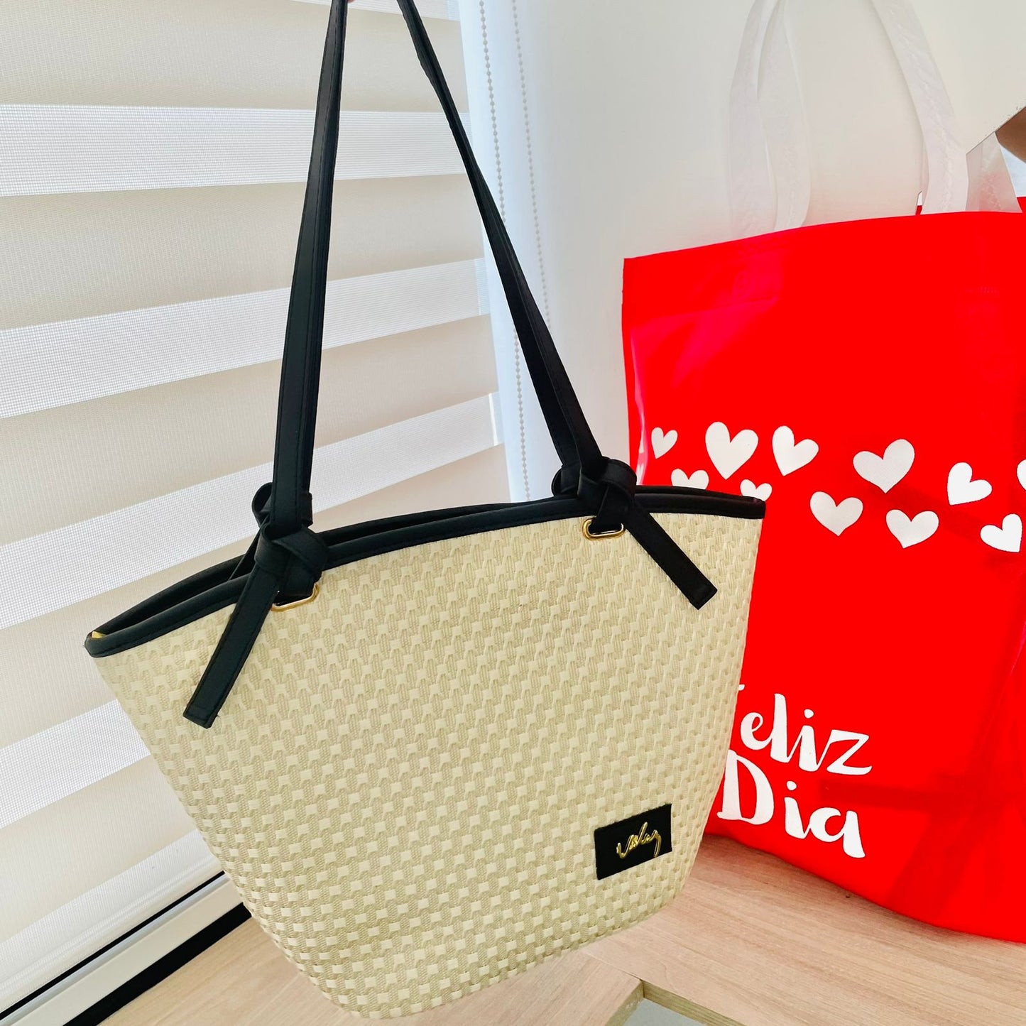 Julieta Natural – Bolso de Mano en Yute