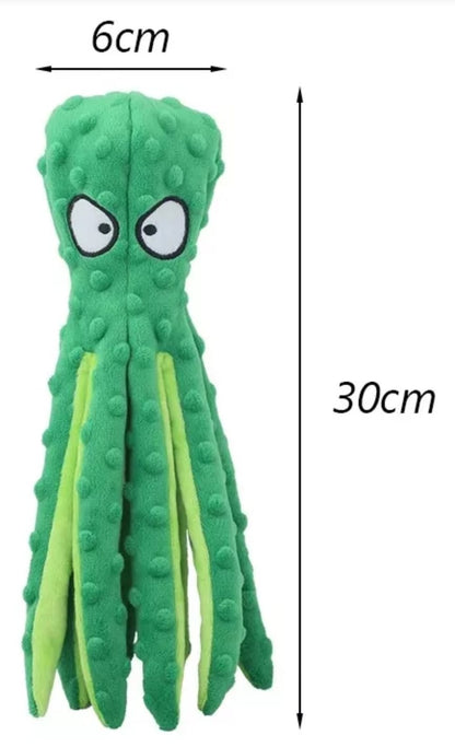 PlayPulp™ – Juguete Pulpo con Sonido para Mascotas