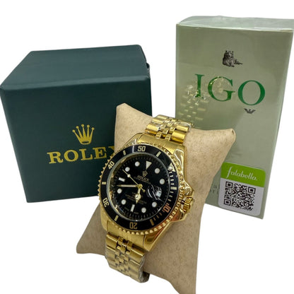 Luxury Time Set – Reloj Rolex Style + Perfume de Regalo
