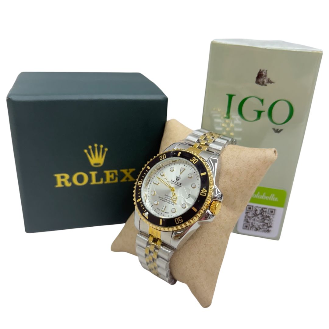 Luxury Time Set – Reloj Rolex Style + Perfume de Regalo