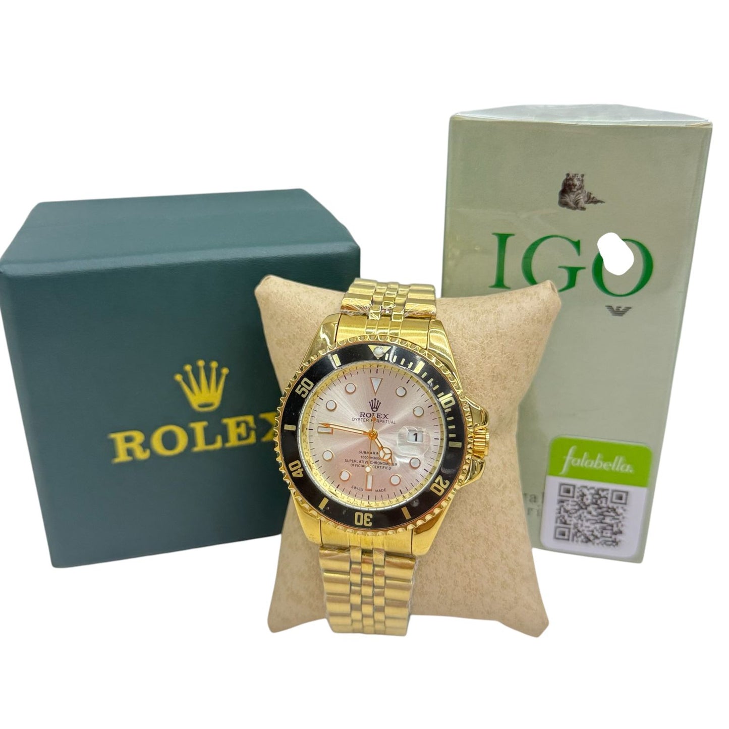 Luxury Time Set – Reloj Rolex Style + Perfume de Regalo