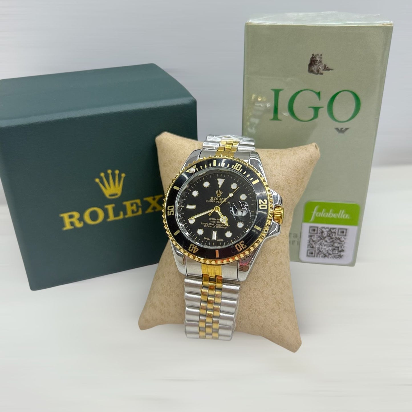 Luxury Time Set – Reloj Rolex Style + Perfume de Regalo