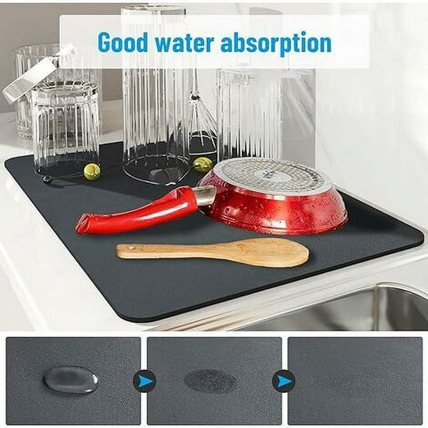 DryMat Pro – Tapete Absorbente Antideslizante para Cocina