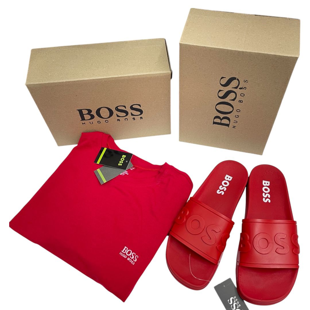 Combo Boss Casual – 2 Camisas + Sandalias con Estilo