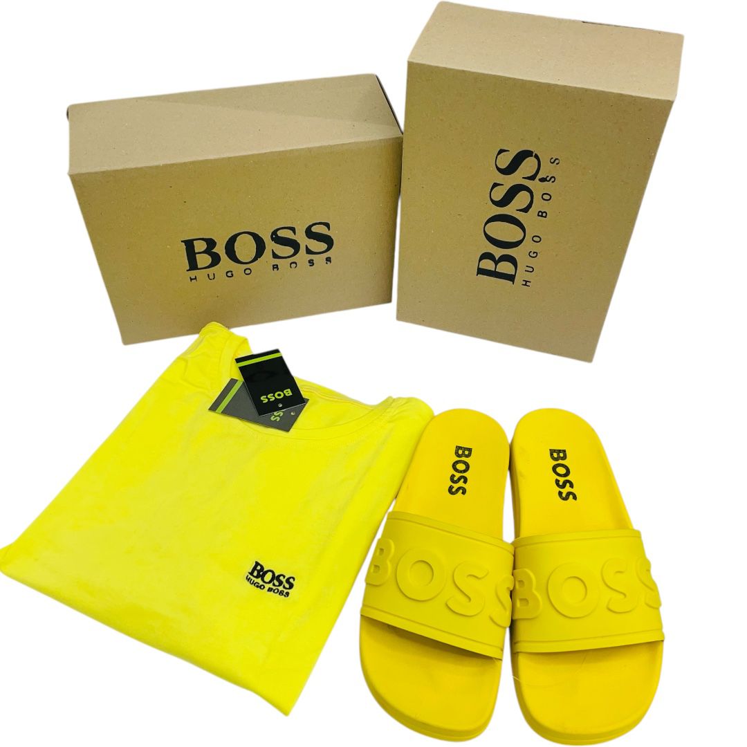 Combo Boss Casual – 2 Camisas + Sandalias con Estilo