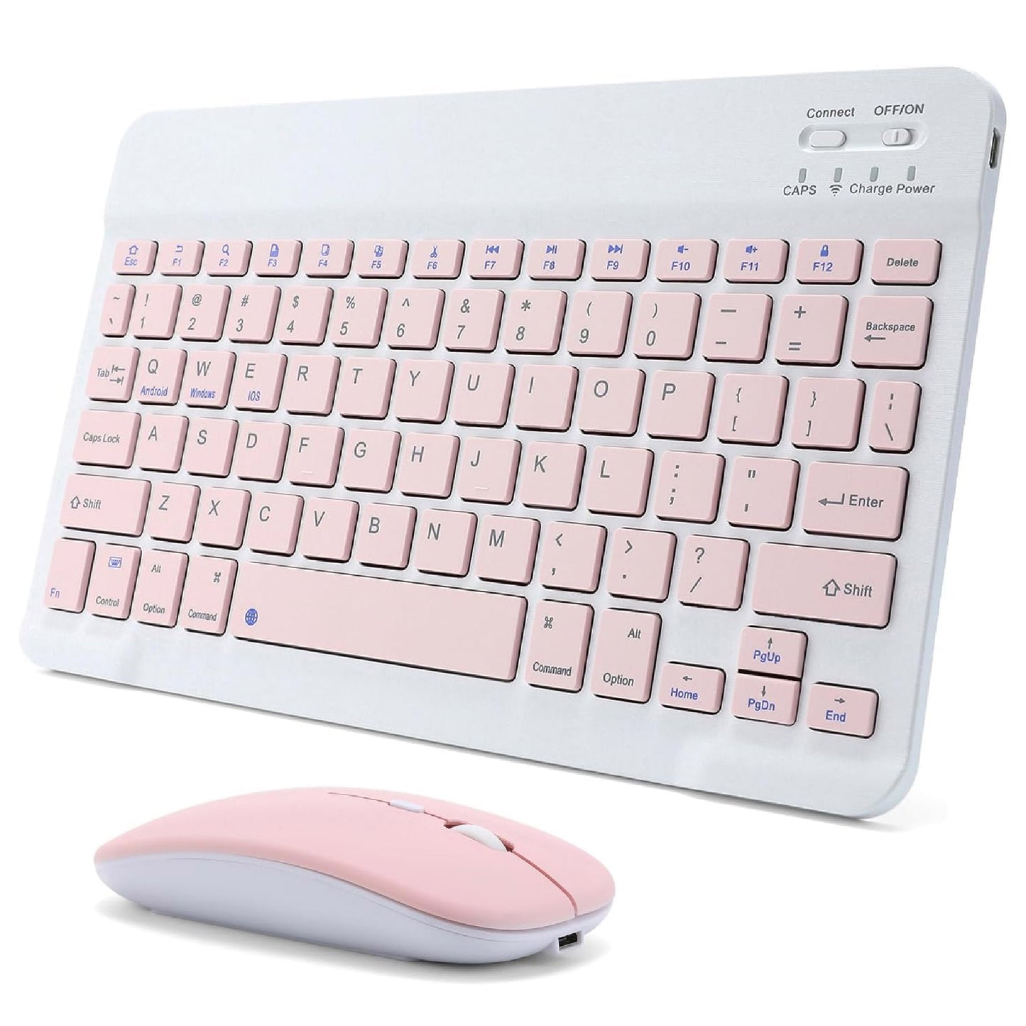 ColorSync Combo™ – Teclado y Mouse Bluetooth en Colores Pastel