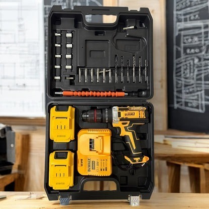 Taladro Inalámbrico Percutor 21V – Potencia Doble, Sin Límites