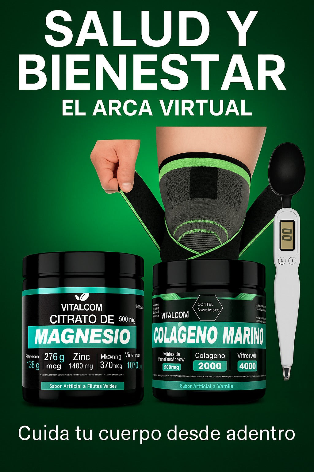 Combo Salud Integral Premium – Colágeno + Citrato + Rodillera