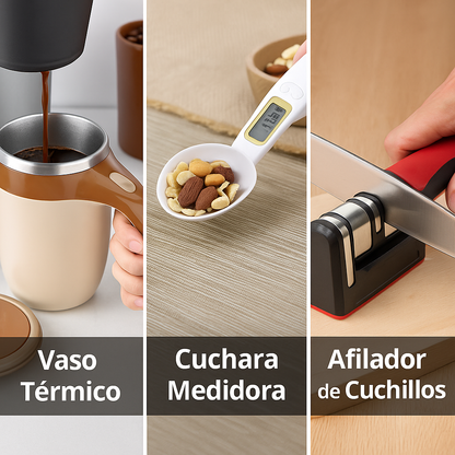Combo SmartChef 3 en 1 – Precisión, Potencia y Comodidad en tu Cocina